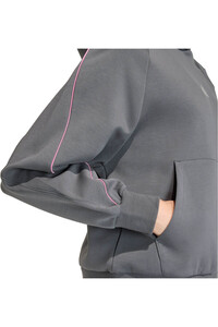 adidas sudadera mujer STADIUM GRIS vista detalle