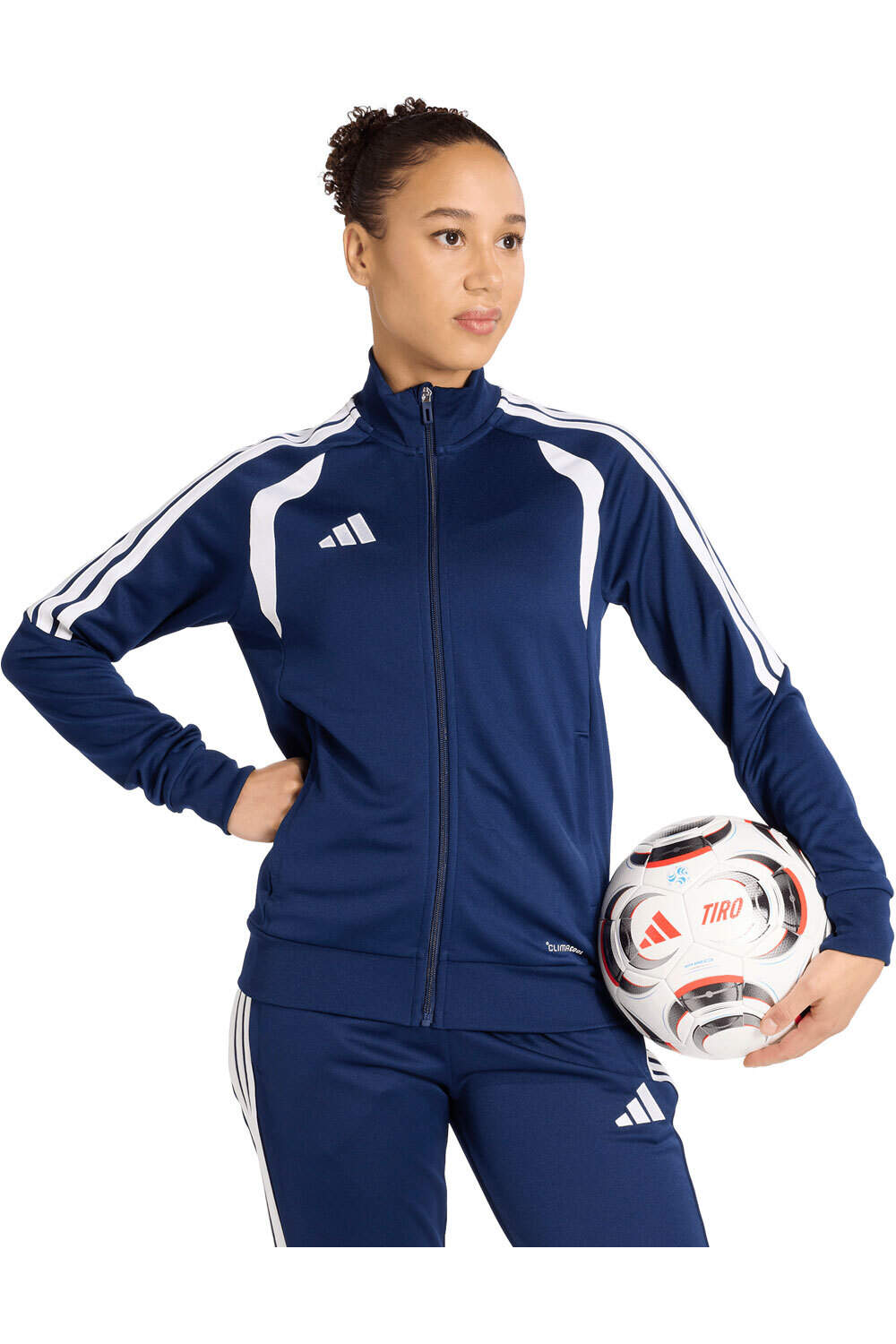 adidas sudadera mujer TIRO26 LEAGUE AZUL vista frontal