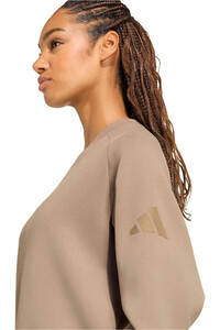 adidas sudadera mujer W SL L SW MARRON 03
