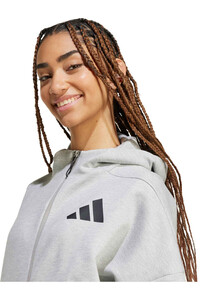 adidas sudadera mujer Z.N.E. GRIS 04