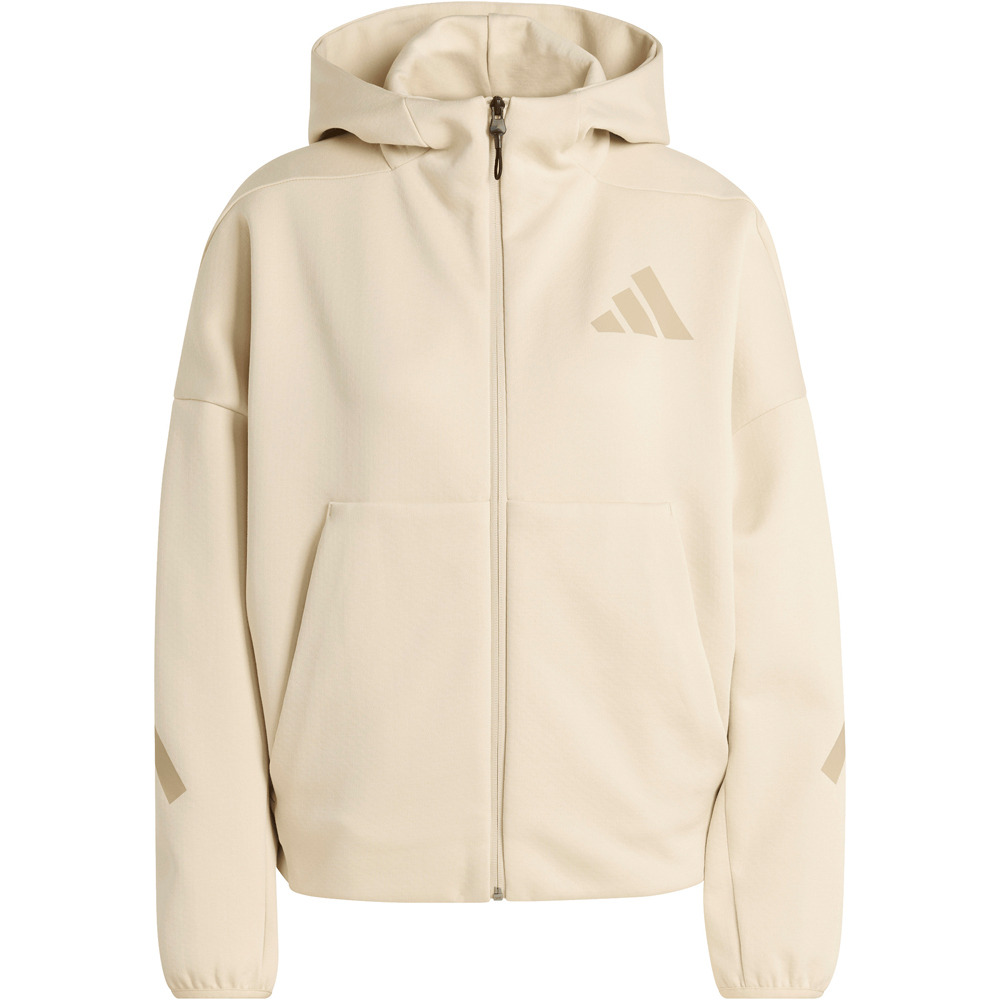 adidas sudadera mujer Z.N.E. MARRON vista detalle