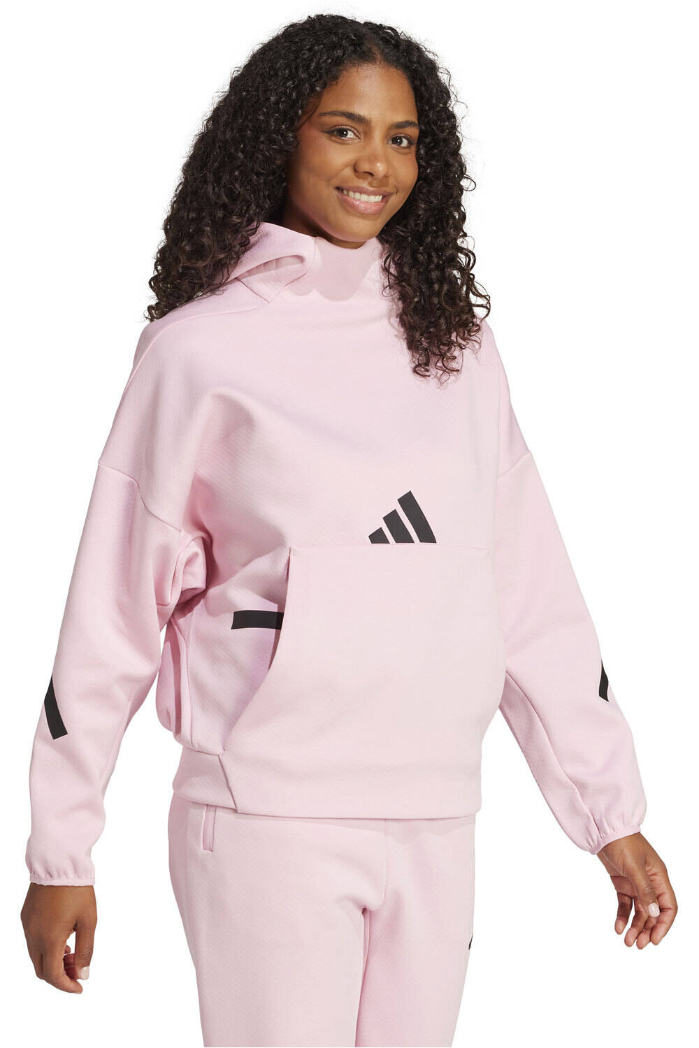 adidas sudadera mujer Z.N.E. ROSA vista detalle
