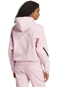 adidas sudadera mujer Z.N.E. ROSA vista trasera