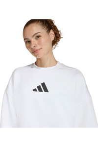 adidas sudadera mujer Z.N.E.SHIRT BLANCO vista detalle