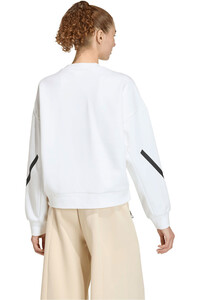 adidas sudadera mujer Z.N.E.SHIRT BLANCO vista trasera