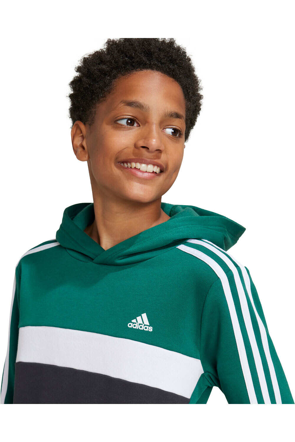 adidas sudadera niño 3 STRIPES TIBERIO VERDE 03