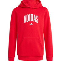 adidas sudadera niño COLLEG ROJO vista detalle