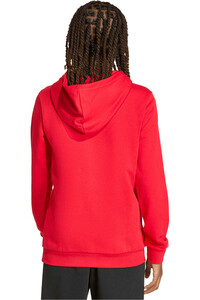 adidas sudadera niño COLLEG ROJO vista trasera
