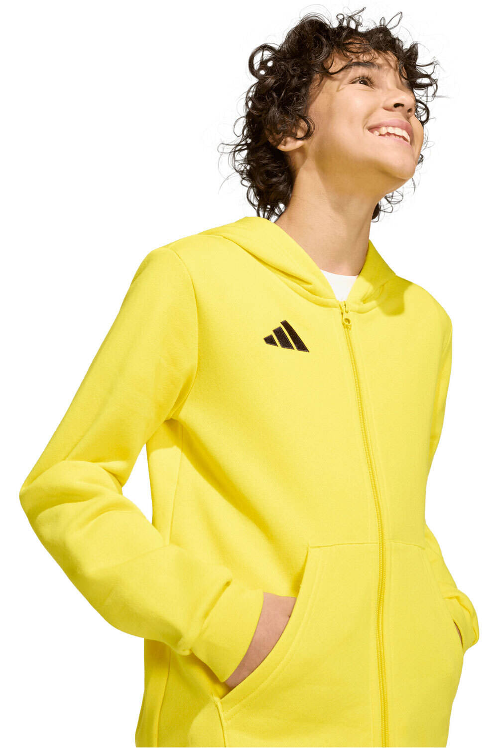 adidas sudadera niño ENTRADA26 AMARILLO vista detalle