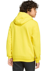 adidas sudadera niño ENTRADA26 AMARILLO vista trasera