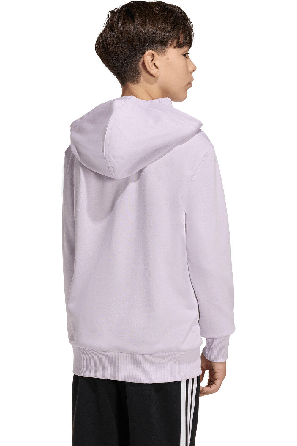 adidas sudadera niño ESSENTIALS ROSA vista trasera