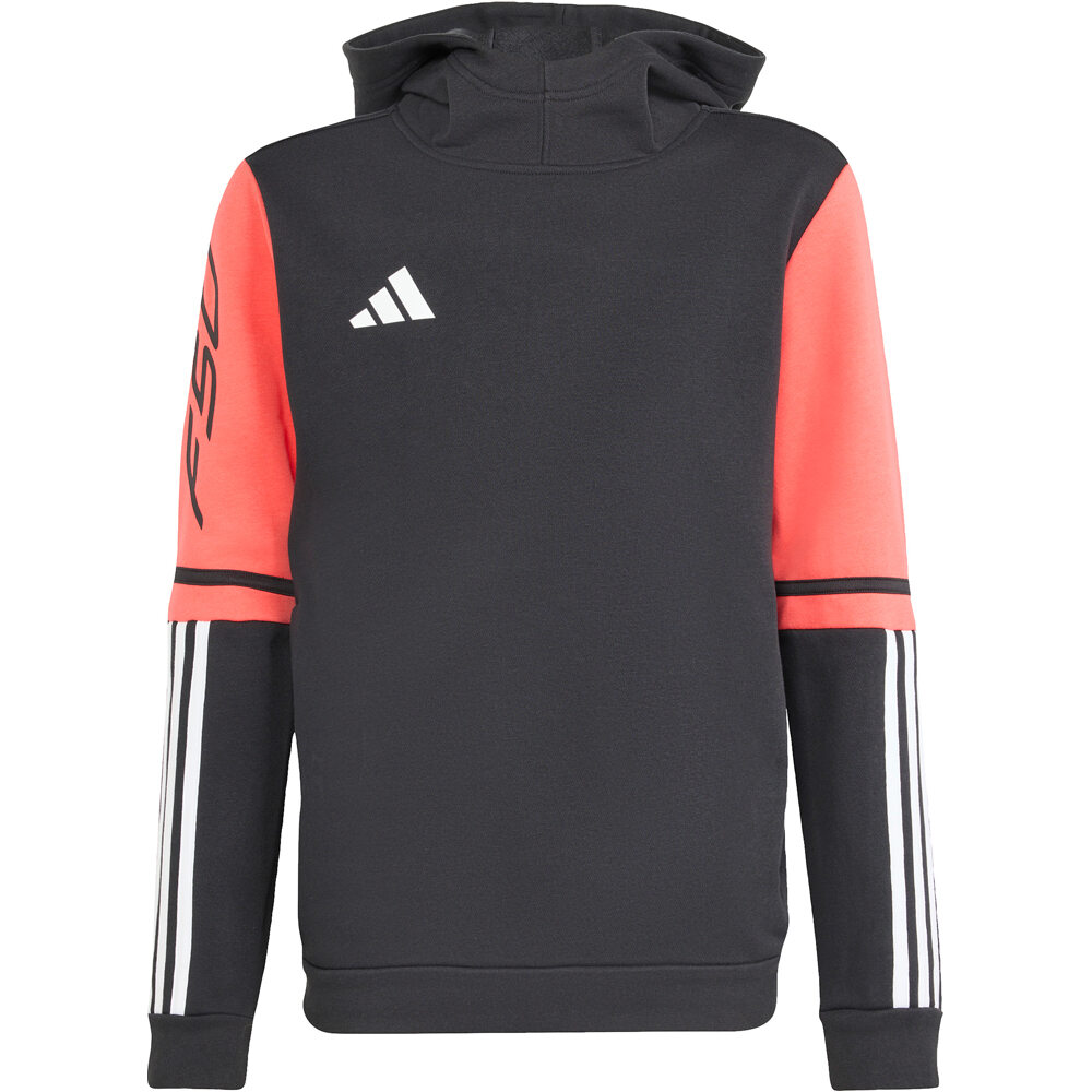 adidas sudadera niño F50 NEGRO vista frontal