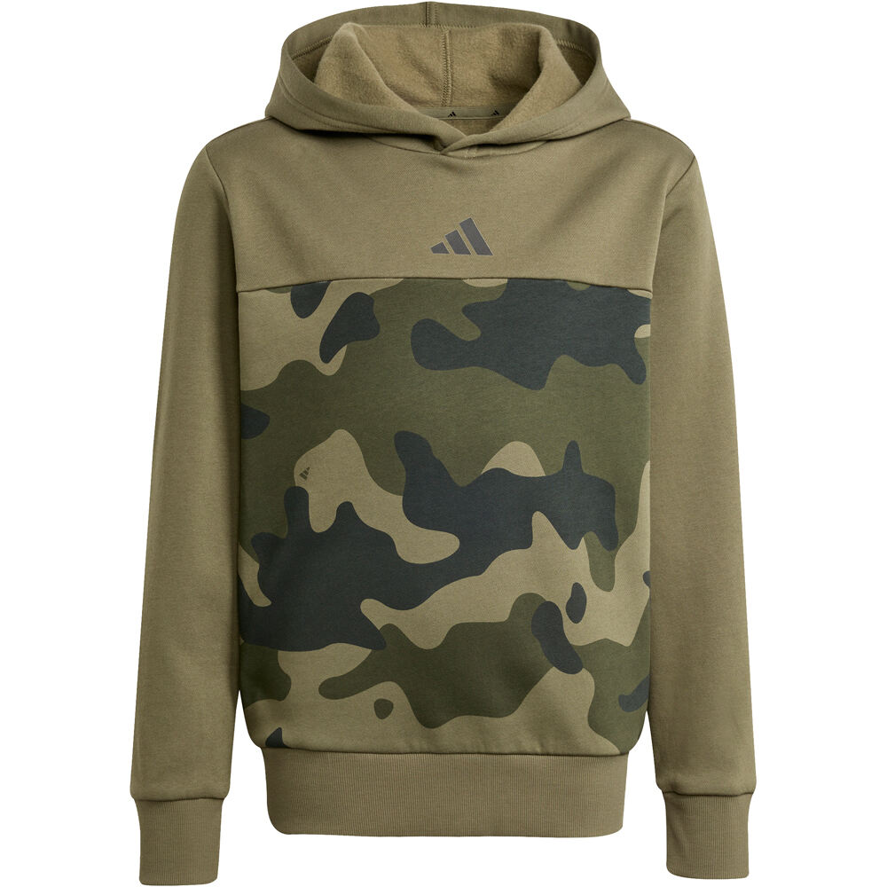 adidas sudadera niño SEASONAL ESSENTIALS CAMOS VERDE 04