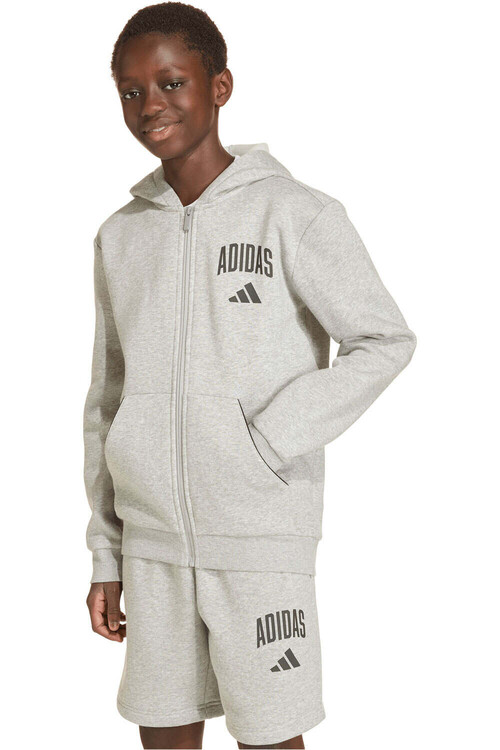 ADIDAS SEASONALS COLLEGIATE TYPOGRAPHY gris