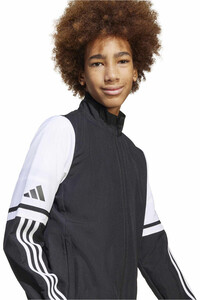 adidas sudadera niño SQUADRA25 PRESENTATION NEGRO vista detalle