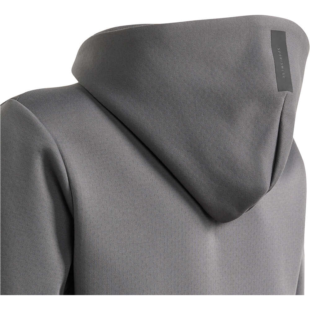 adidas sudadera niño SUDADERA CAPUCHA Z.N.E. CREMALLERA GRIS 03