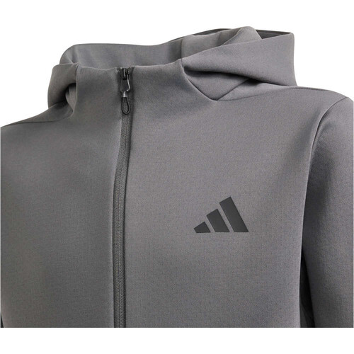 ADIDAS SUDADERA CAPUCHA Z.N.E. CREMALLERA gris