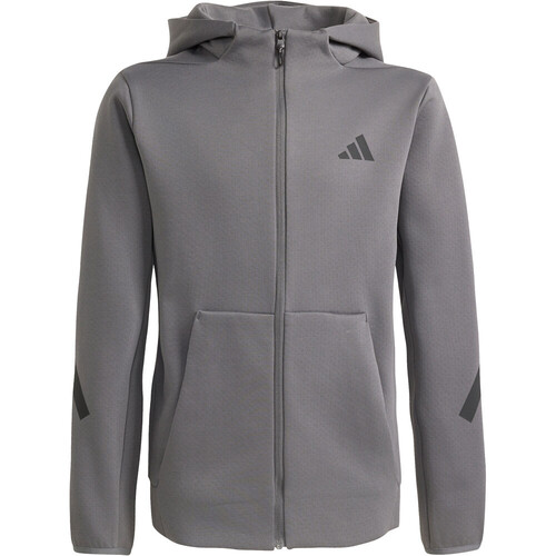 ADIDAS SUDADERA CAPUCHA Z.N.E. CREMALLERA gris