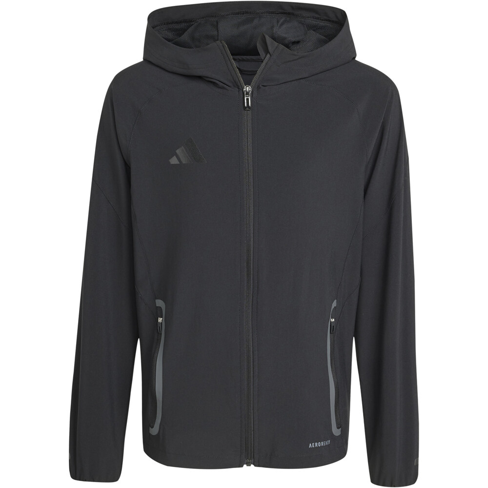 adidas sudadera niño TIRO25 COMPETITION VIS TECH TRAVEL NEGRO vista frontal