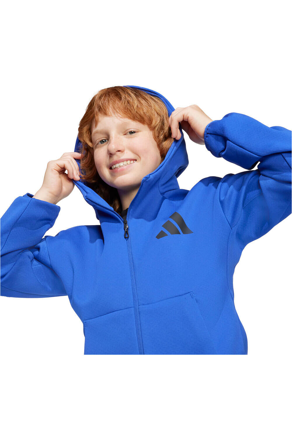adidas sudadera niño Z.N.E. AZUL vista detalle