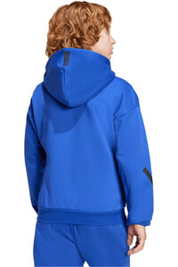 adidas sudadera niño Z.N.E. AZUL vista trasera