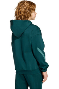 adidas sudadera niño Z.N.E. VERDE vista trasera