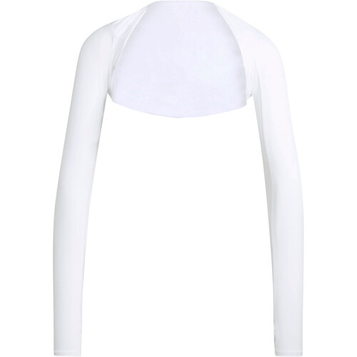 adidas sudaderas deportivas mujer PRIMELIFT ESSENTIALS WORKOUT CONTOUR SHRUG BLANCO