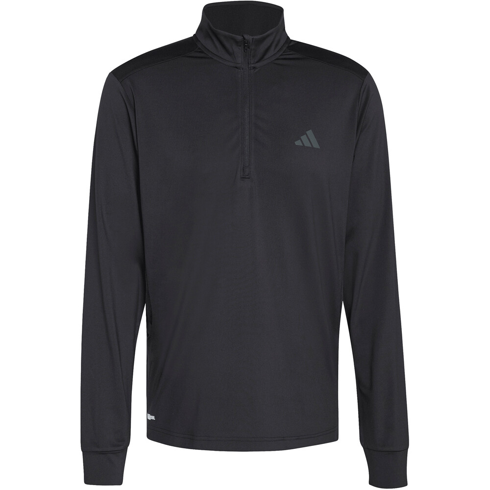 adidas sudaderas deportivas mujer TECH ESSENTIALS WORKOUT 1/4 ZIP NEGRO 04
