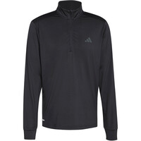 adidas sudaderas deportivas mujer TECH ESSENTIALS WORKOUT 1/4 ZIP NEGRO 04