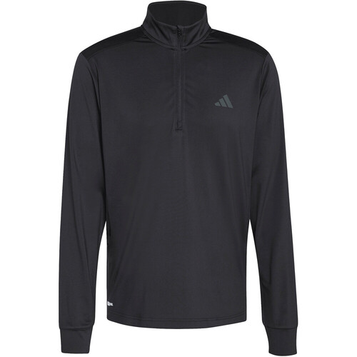 adidas sudaderas deportivas mujer TECH ESSENTIALS WORKOUT 1/4 ZIP NEGRO