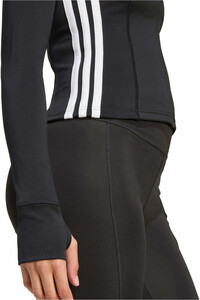 adidas sudaderas deportivas mujer WORKOUT ESSENTIALS 3-STRIPES NEGRO 03