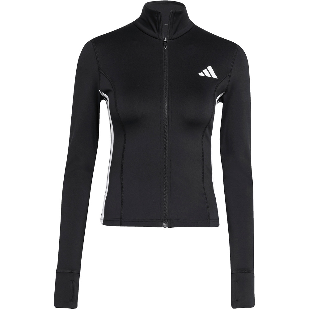 adidas sudaderas deportivas mujer WORKOUT ESSENTIALS 3-STRIPES NEGRO 04
