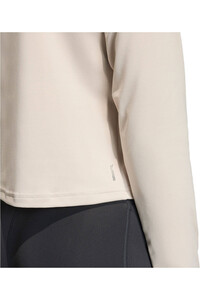 adidas sudaderas deportivas mujer WORKOUT ESSENTIALS MINIMALNDING 1/4 ZIP COVER UP AZUL 03