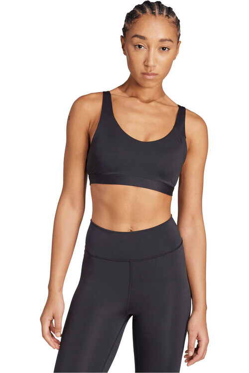 ADIDAS AL ME ESSENTIALS MEDIUM SUPPORT negro
