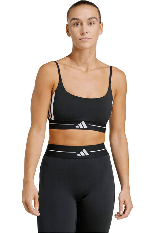 ADIDAS HYPERGLAM 3-STRIPES LIGHT SUPPORT negro