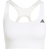 adidas sujetadores deportivos OPT MEDIUM SUPPORT BLANCO 04
