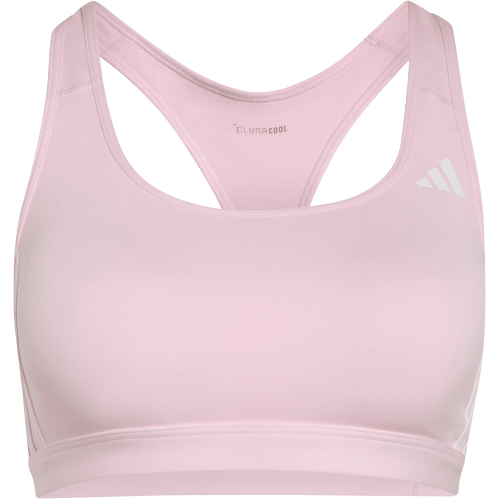 adidas sujetadores deportivos OPTIME ESSENTIALS WORKOUT 3-STRIPES MEDIUM SUPPORT ROSA 04