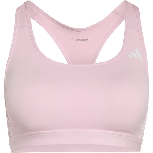 adidas sujetadores deportivos OPTIME ESSENTIALS WORKOUT 3-STRIPES MEDIUM SUPPORT ROSA
