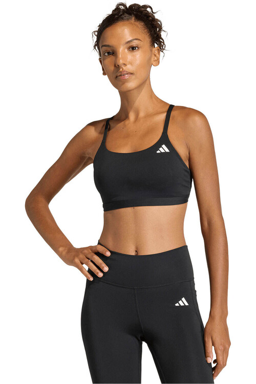 adidas sujetadores deportivos OPTIME ESSENTIALS WORKOUT LIGHT SUPPORT NEGRO