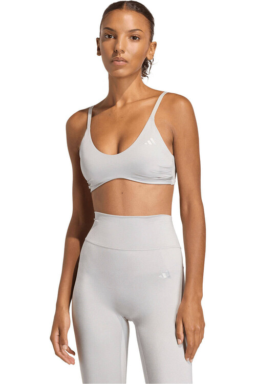 ADIDAS OPTIME ESSENTIALS WORKOUT SHINE LIGHT SUPPORT gris