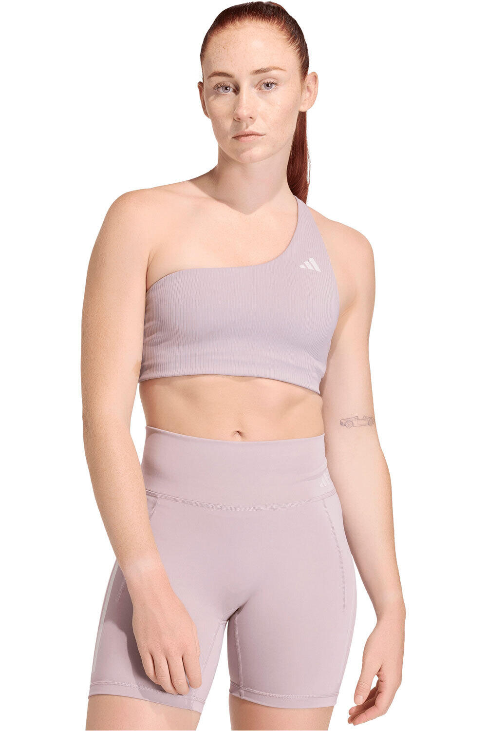 adidas sujetadores deportivos OPTIME LIGHT SUPPORT MORADO vista frontal