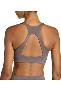 adidas sujetadores deportivos OPTIME WORKOUT MEDIUM SUPPORT MORADO vista detalle