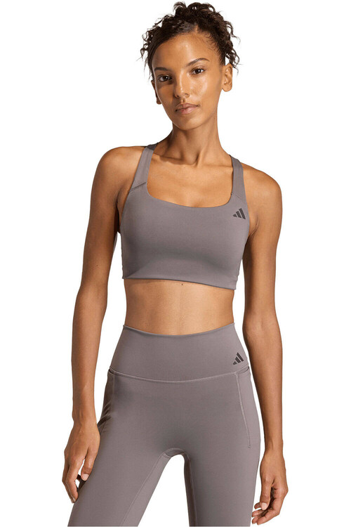 adidas sujetadores deportivos OPTIME WORKOUT MEDIUM SUPPORT MORADO
