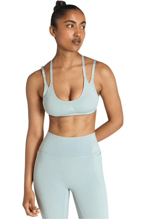 ADIDAS OPTIME WORKOUT STRAPPY LIGHT SUPPORT azul