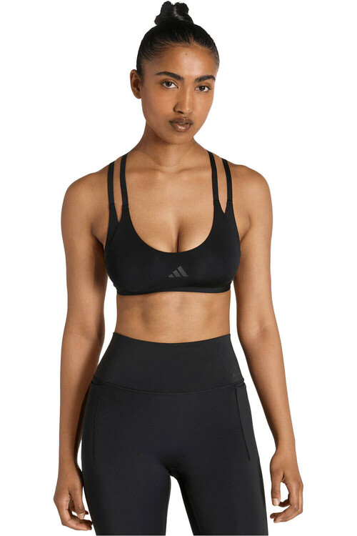 ADIDAS OPTIME WORKOUT STRAPPY LIGHT SUPPORT negro