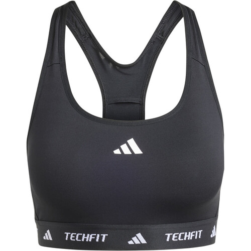 adidas sujetadores deportivos TECHFIT MEDIUM SUPPORT NEGRO