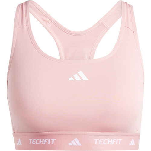 adidas sujetadores deportivos TECHFIT MEDIUM SUPPORT ROSA