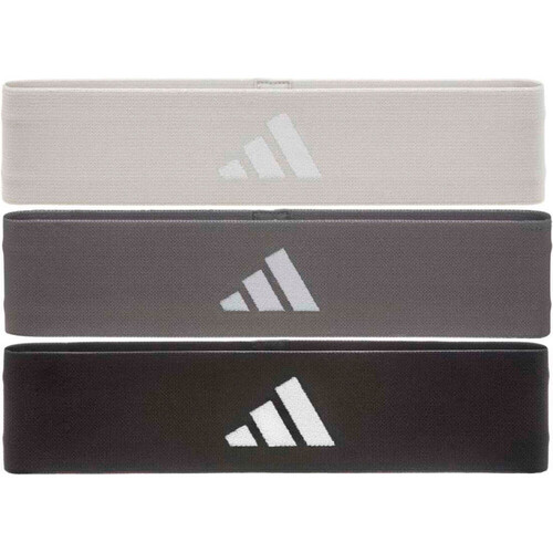 adidas tensores musculación RESISTANCE BAND _ SET 3 UNIDADES GRIS