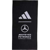 adidas toallas playa MERCEDES AMG PETRONAS FORMULA 1 TEAM NEGRO vista frontal