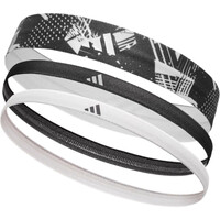 adidas varios running HAIRBANDS (GRAPHIC) SET 3 UNIDADES NEGRO 01